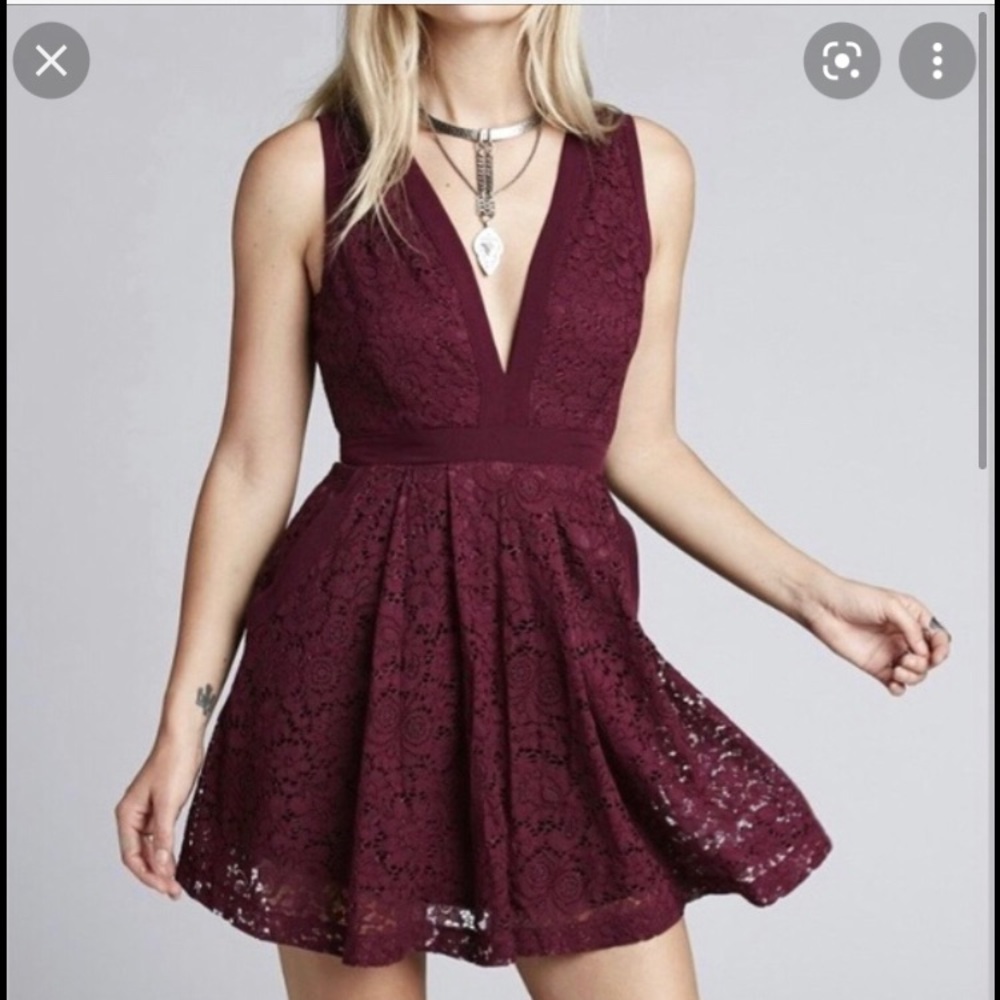 Free People Lovely in Lace Dress